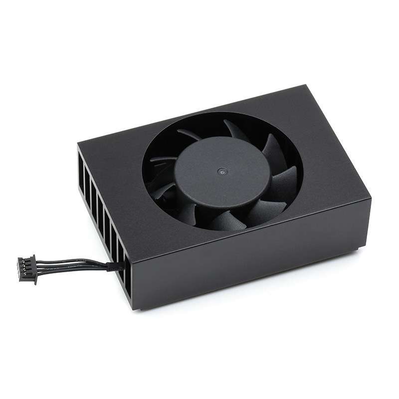Jetson TX2 NX专用散热器内嵌可调速散热风扇 带支架弹片限高螺丝