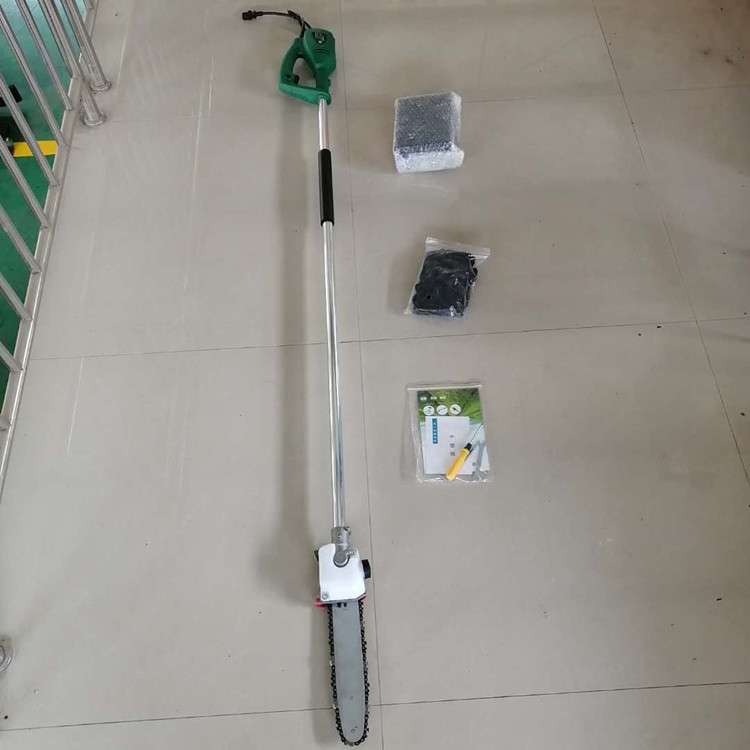园林修枝工具高枝油锯 手持侧挂式汽油高枝锯 四冲程大功率修剪锯