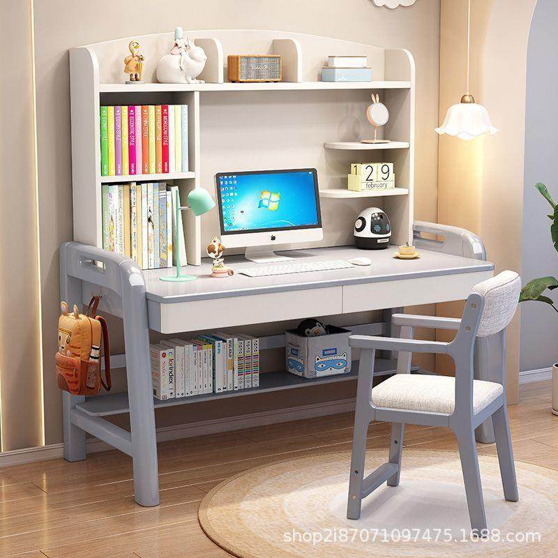 北欧风实木书桌书架组合可升降家用小户型学生现代简约电脑桌套装,玩具/童车/益智/积木/模型,毛绒/玩偶/公仔/布艺类玩具,淘宝优惠券,粉丝福利购,淘宝优惠卷
