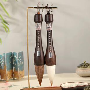 紫光京楂套装 山水书画大张条幅毛笔 大号提斗初学者对联春联斗笔