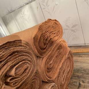 柿染手织布 植物染色 太阳之染 草木染 植物染 柿漆染老土布