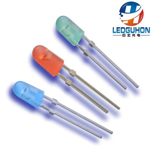 广州led厂家小功率直插灯珠，椭圆红蓝绿346 led显示屏专用