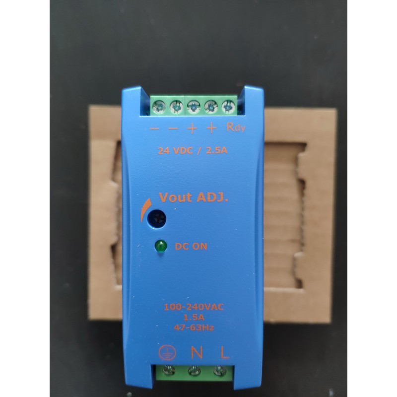 勤发Chinfa DRAN60-24A导轨电源 输入85-264V输出24V2.5A60W