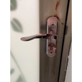 ?卫生间门锁 厕所洗手间厨房门斜弧凹面110/130MM孔距执手锁具