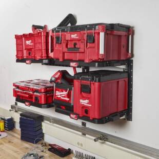 美沃奇Milwaukee PACKOUT壁挂系列壁挂托盘挂钩工具架零件收纳盒