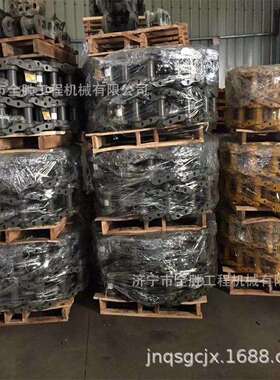 PC650挖掘机履带板 支重轮 引导轮发动机机脚垫t21N-01-11120