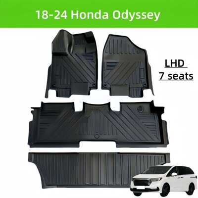For 18-24 Odyssey LHD Waterproof Carpet TPE 3D Car Floor Mat