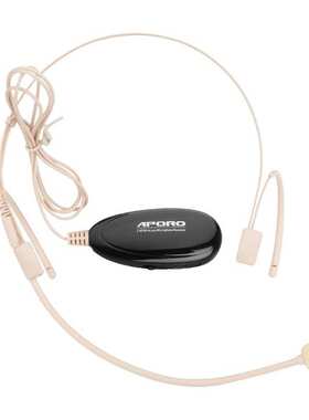 APORO 阿波罗 2.4G肤色隐形耳挂无线麦克风单双话筒主持厂家直销