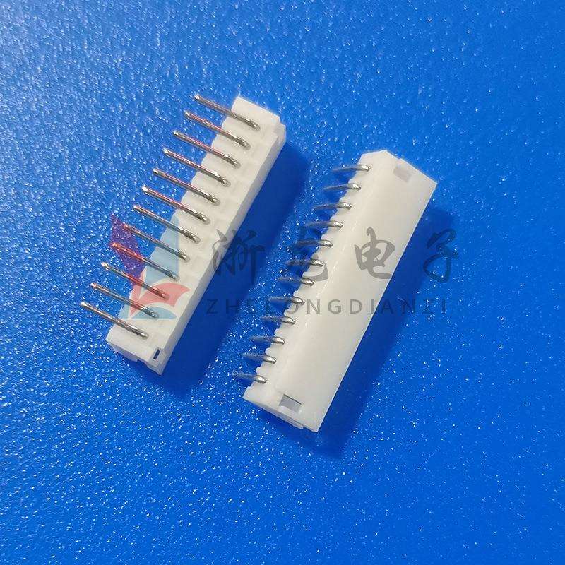 接插件ZH1.5-12P弯插端子1.5-12AW弯针座 90度条形连接器 1000只