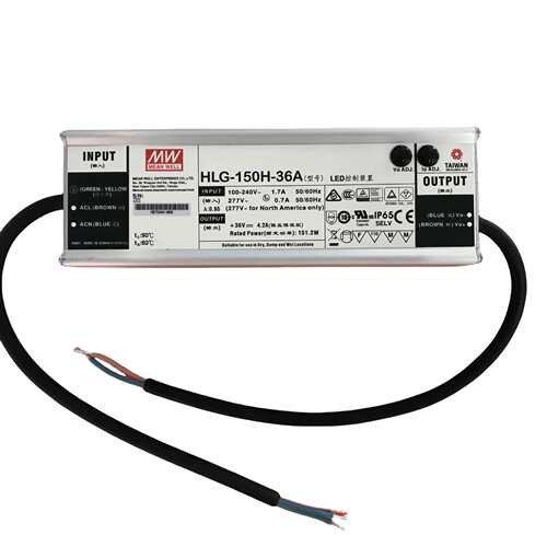 明纬电源 HLG-150H-48A 150WLED高架照明电源