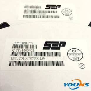 SEP分销商 整流桥 桥堆 DB107 DB107S 1A 1000V 封装:SOP-4