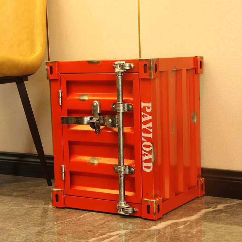 复古铁艺集装箱柜子摆件家居软装饰酒柜储物柜创意邮筒信箱模型,模玩/动漫/周边/娃圈三坑/桌游,模型制作工具/辅料耗材,淘宝优惠券,粉丝福利购,淘宝优惠卷