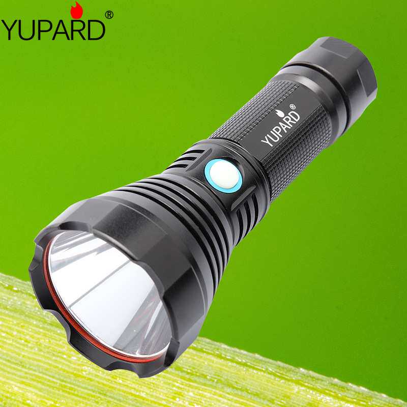 强光野营充电家用SST40灯泡手电筒USB快充远射500米18650电池