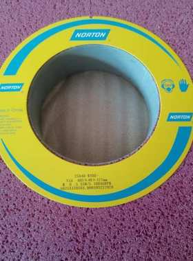 诺顿砂轮铬刚玉红色砂轮25A305*32*76.2 46K  300*32*76.2