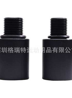 黑色铝接头5/8-18UNF、M18*1.5内外牙转换接头二氧化碳CO2气瓶转