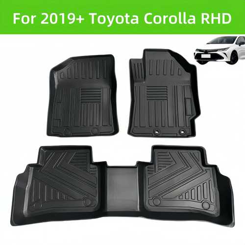 For2019+ Corolla RHD Carpet TPE Car Floor Mat/Rear Trunk Mat