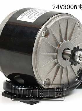 ATV四轮车小海豚电动车24V300W高速电机马达电动滑板车1016电机