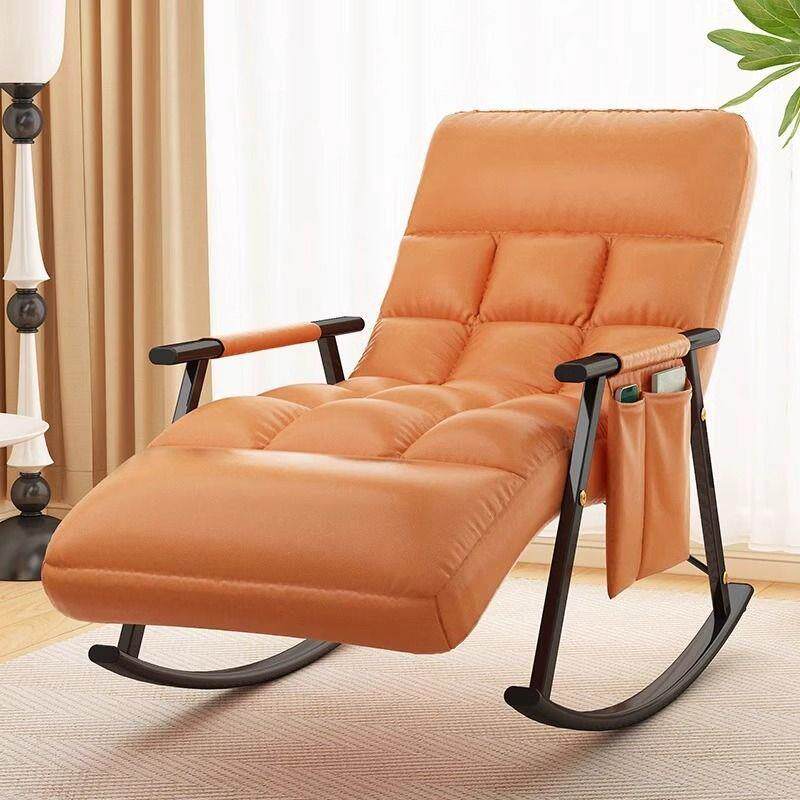 摇椅躺椅阳台家用休闲午休睡折叠秋冬季晒太阳躺坐两用靠背摇摇椅