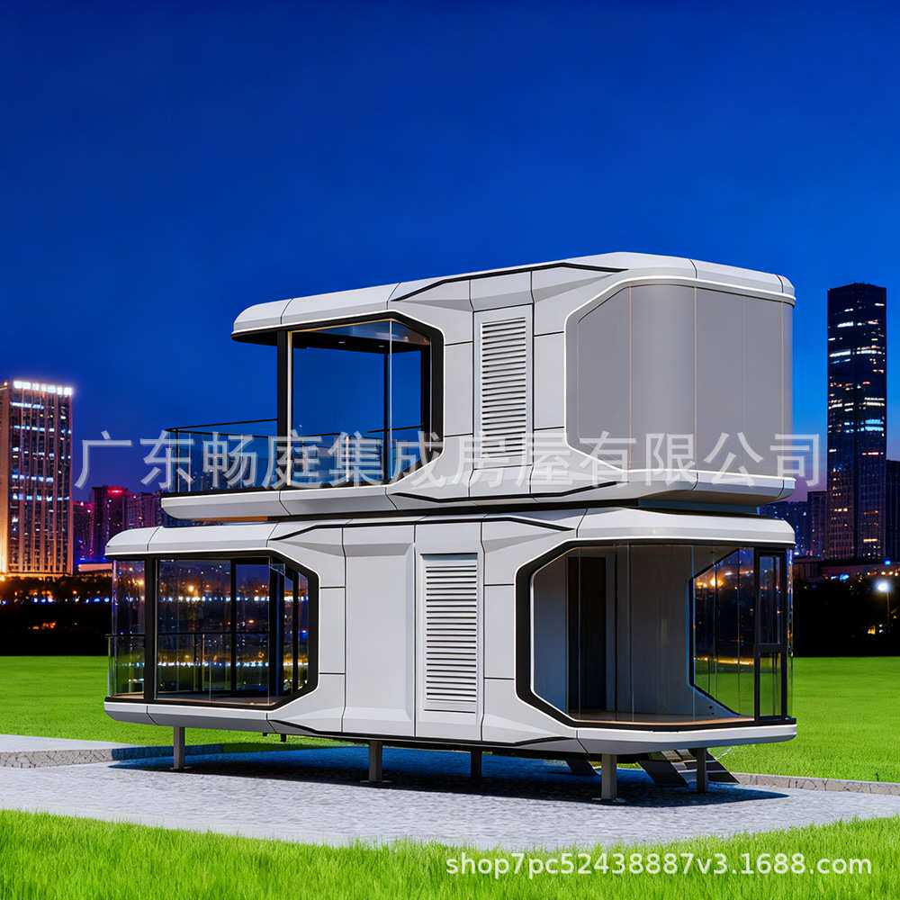 广东太空舱模块化房屋酒店旅馆智能太空仓轻钢别墅民宿厂家