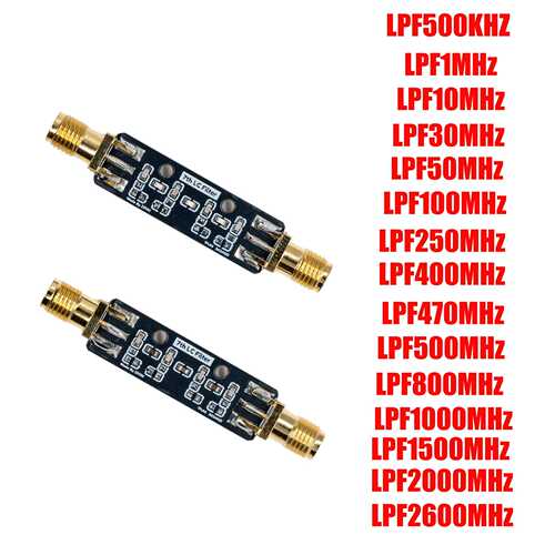 10M-5000MHz LC低通滤波器带内插损≤3dB 带外抑 LPF射频测试模块