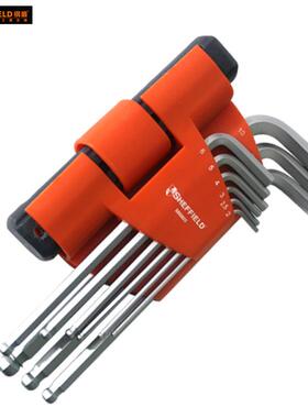 钢盾S050023 9合1多功能加长球头内六角扳手内六角螺丝刀S2材质