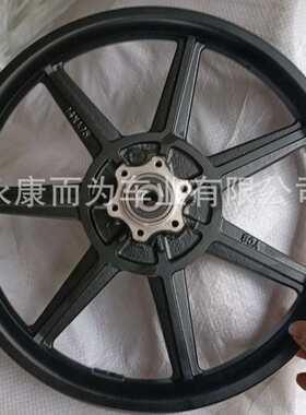 14英寸儿童自行车拖车车轮黑色合金轮毂10mm轴承直径14x2.125充气