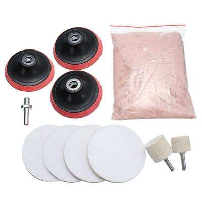 11PCS汽车玻璃抛光230g氧化铈挡风玻璃刮伤去除玻璃抛光组件