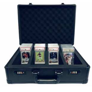 铝合金卡牌箱多功能卡片箱PSA评级卡运动卡砖收纳盒卡箱厂家