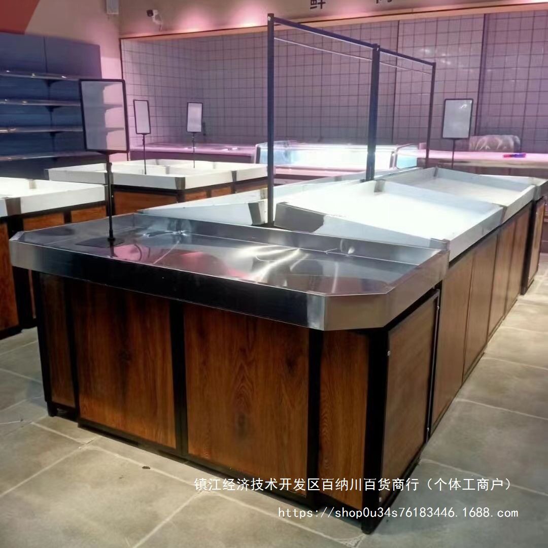 东来款蔬菜货架果蔬不锈钢多层永辉超市水果菜店架便利店生鲜货架