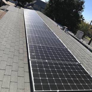 斜屋顶沥青瓦整套铝制电池板固定光伏架构 锥孔L脚铝板安装支架