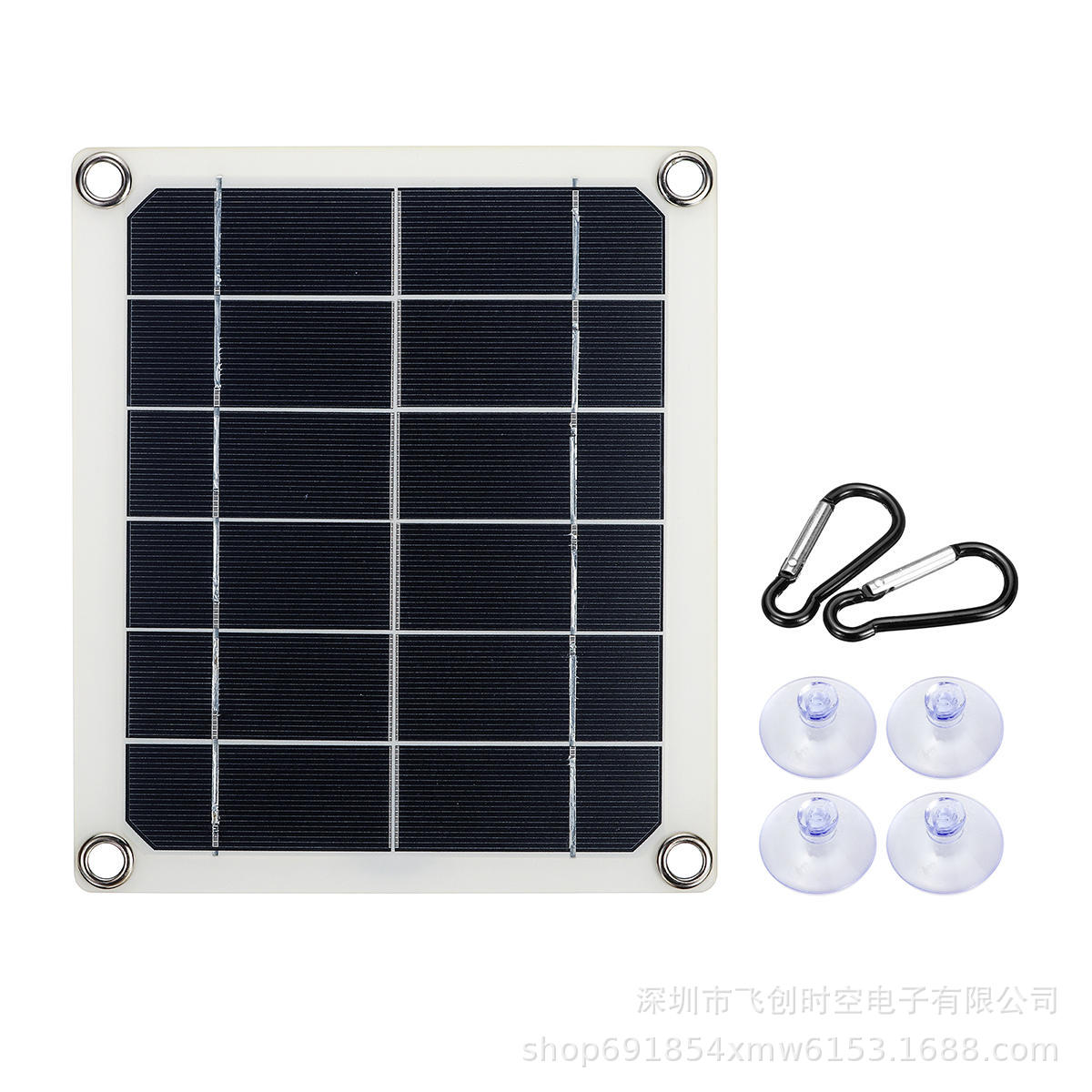 直销单晶太阳能发电板半柔性手机充电板户外便捷太阳能板充电器