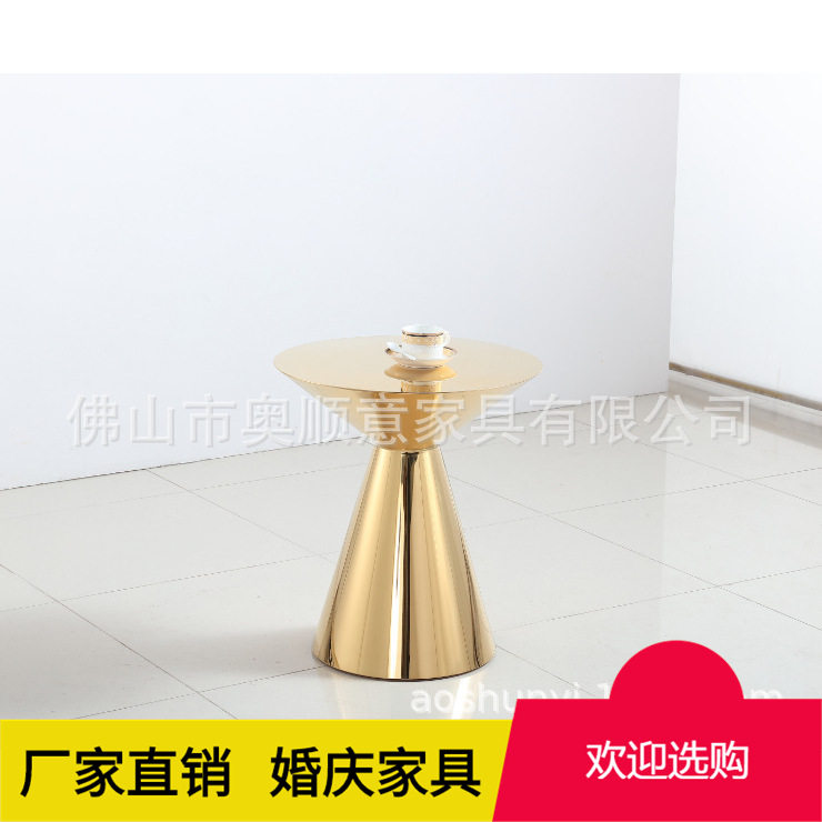 轻奢大理石大小户型简约现代北欧客厅沙发边角几柜阳台小茶几圆桌