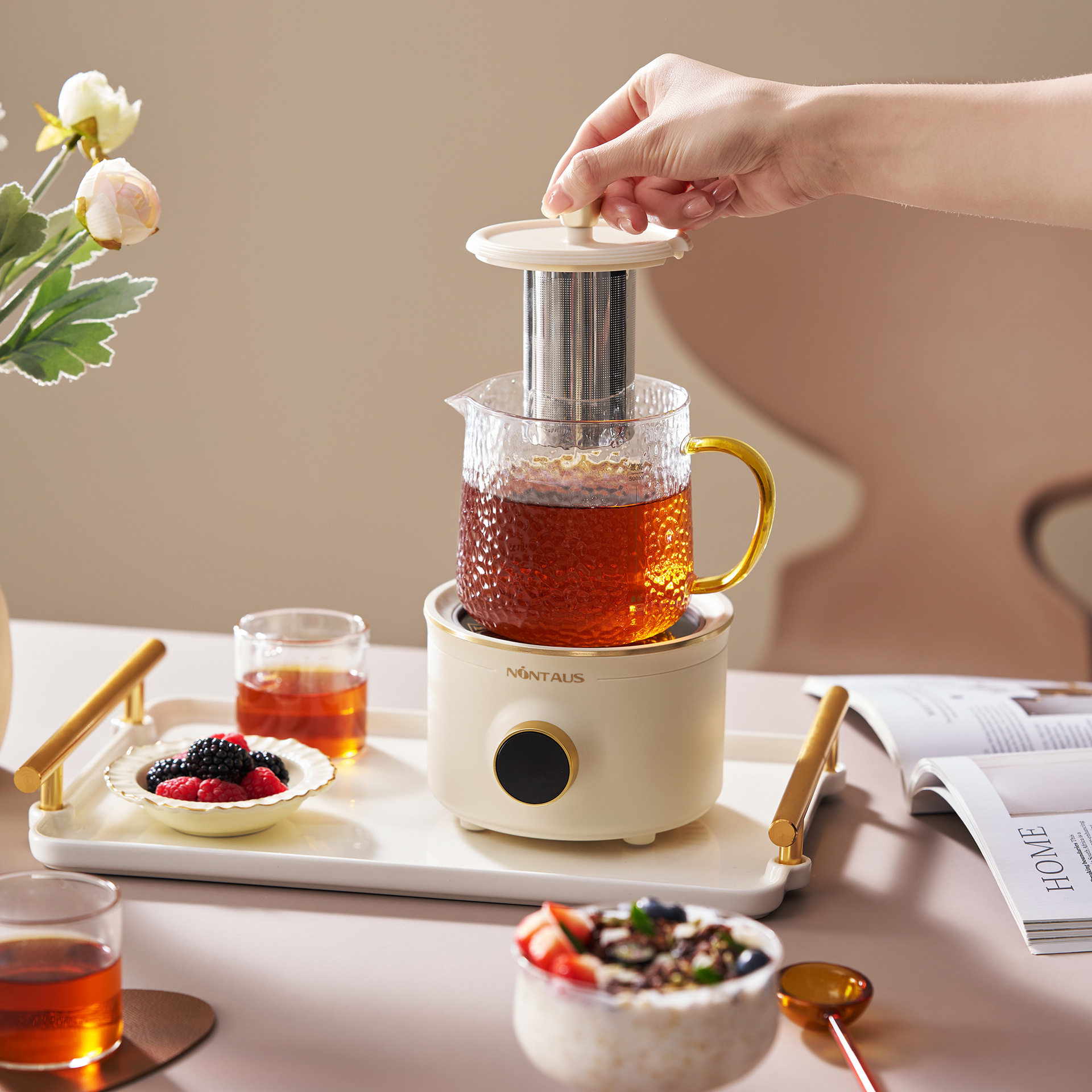 金正养生壶烧水家用煮茶壶全自动多功能煮茶一体机小型煮茶养生壶