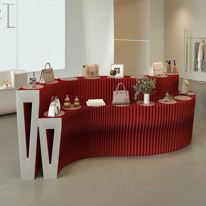 实体样品珠宝展示柜台 多层置物陈列中岛线下产品模型货架