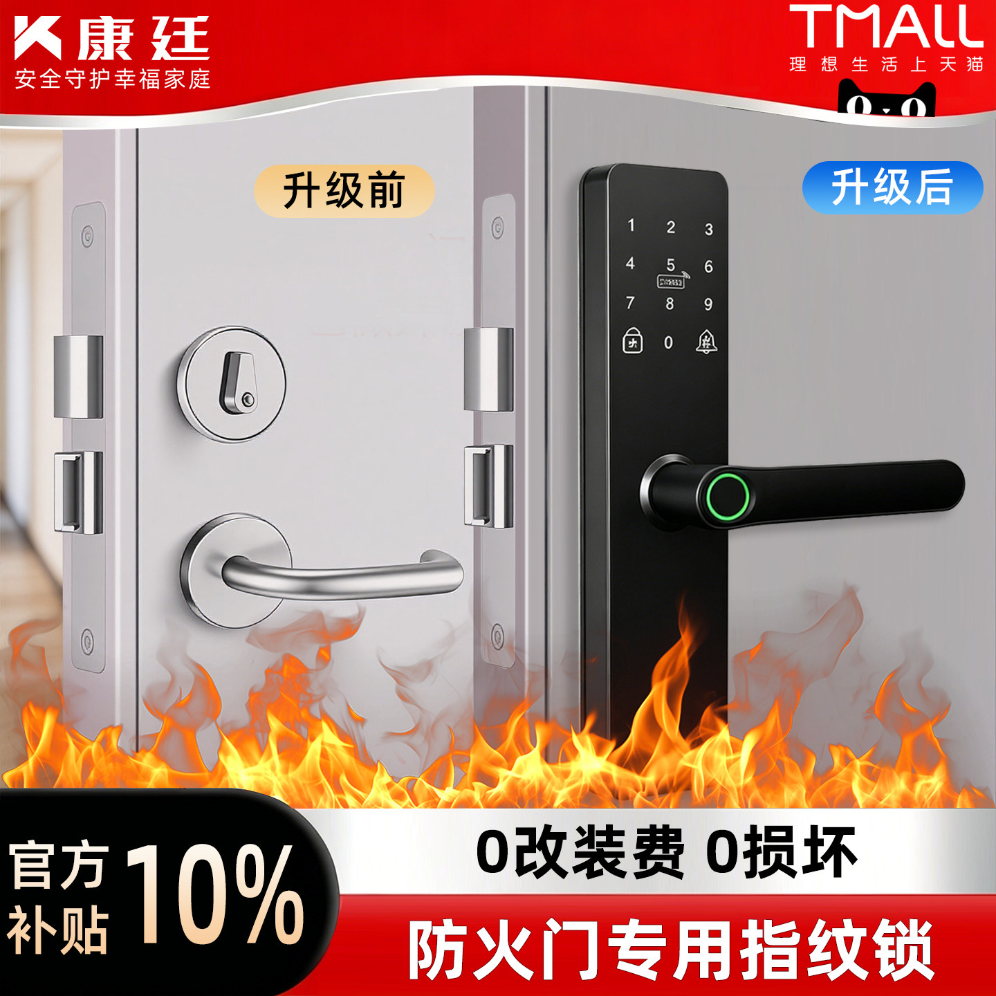 防火门改智能锁-限时立减10%