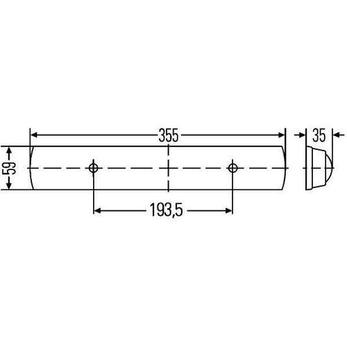 工程机械通用型 2JA 007 372-061 12V*卤素室内灯