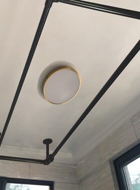 晾衣杆阳台顶装固定式晾衣架凉衣捍天花板打孔吊顶双杆式挂晒衣架