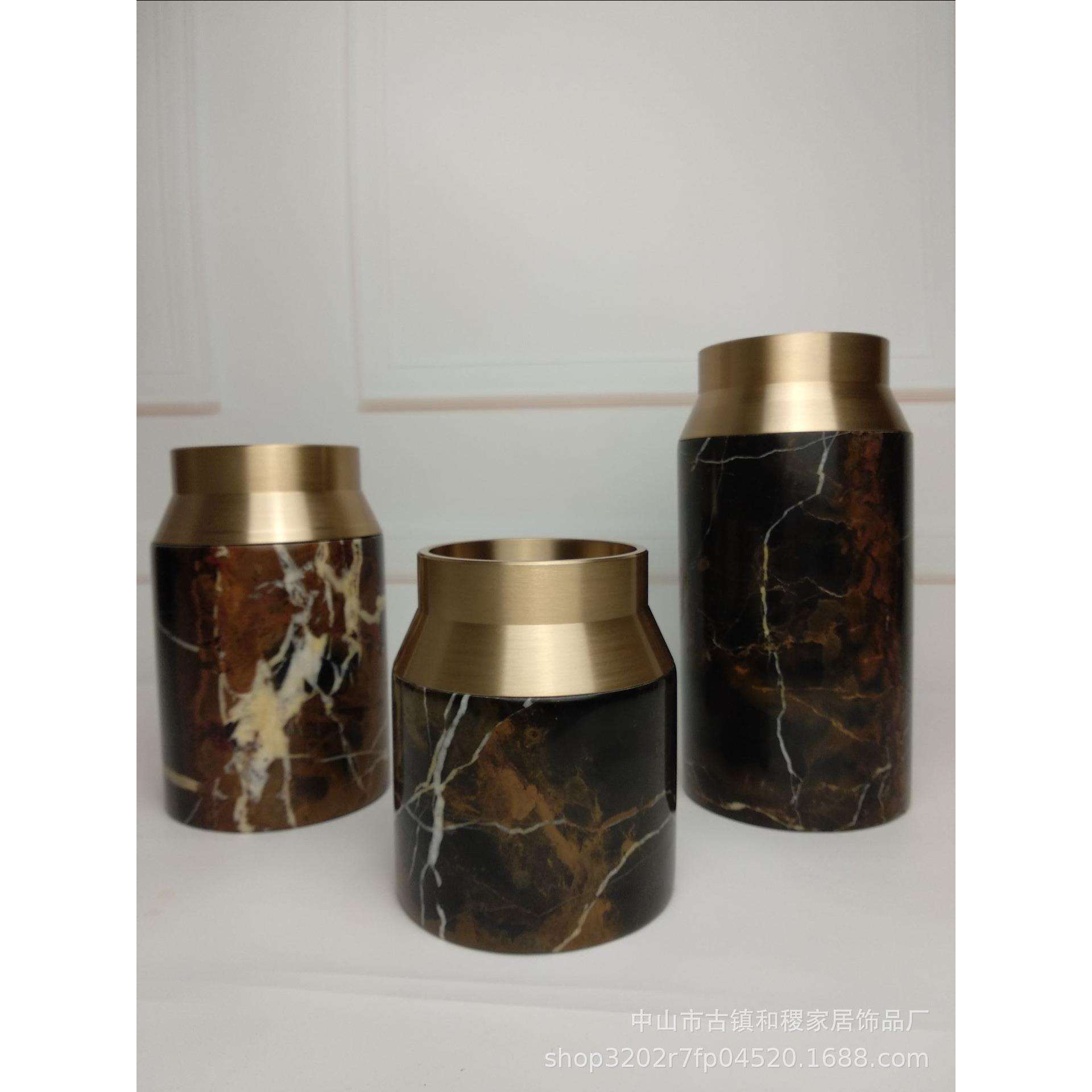 现代简约 北欧风格家居软装饰品桌面花插 样板房花器花瓶摆件花盆