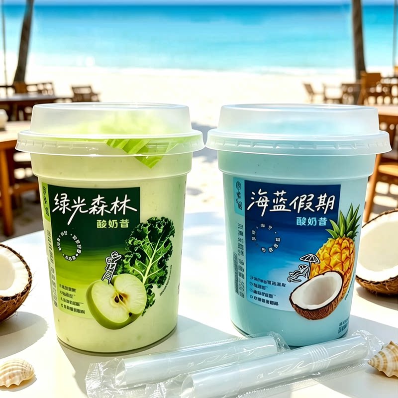 【临期】紫光园奶昔控热量风味乳350g*3杯