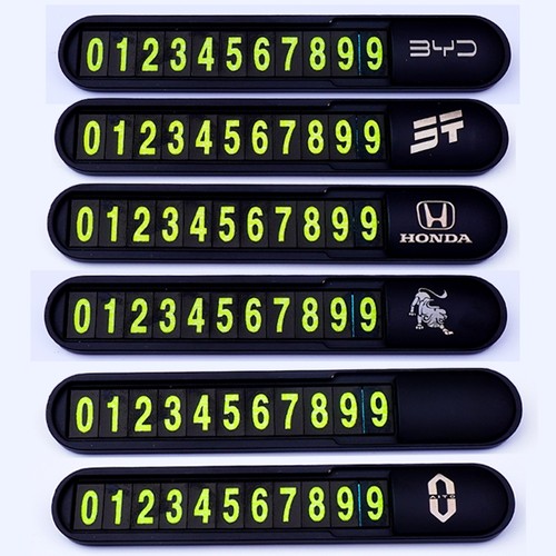 汽车金属临时停车号码牌可隐藏