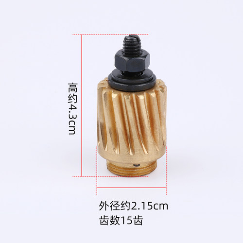 乐江电剪刀涡轮机Y裁-70A型圆刀裁剪机电剪J布机配轮铜齿件铜齿轮