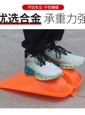 平铲橙色合金钢化塑料锹齐家粮食锹耐砸压雪铲子加厚垃圾塑料硬锨