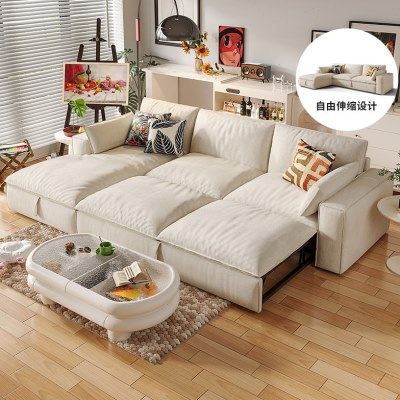 云朵沙发baxter奶油风客厅现代轻奢极简约豆腐块科技布艺沙发床,住宅家具,布艺沙发,淘宝优惠券,粉丝福利购,淘宝优惠卷