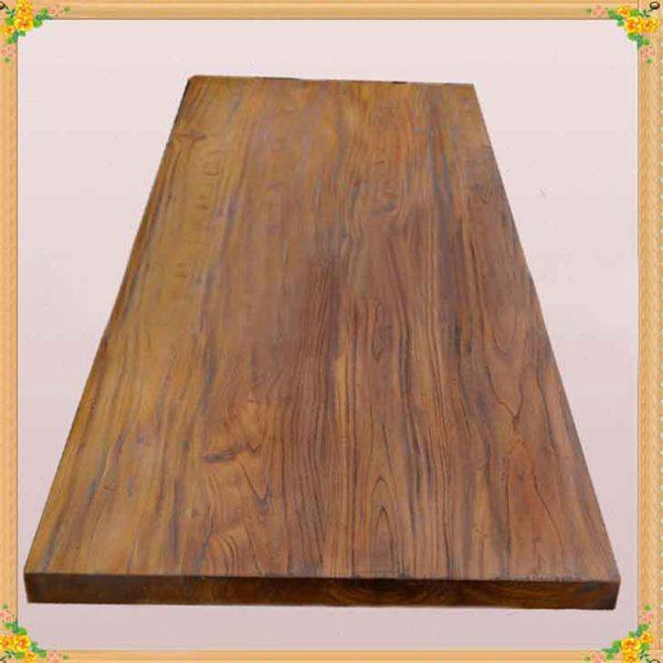 定做吧台中式老榆木水吧台玄关吧台纯实木板防水板飘窗桌面大板