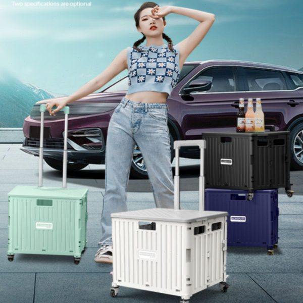 购物车买菜万向轮小拉车家用汽车后备箱折叠储物箱户外露营置物箱,汽车用品/电子/清洗/改装,车载收纳箱/袋/盒,淘宝优惠券,粉丝福利购,淘宝优惠卷