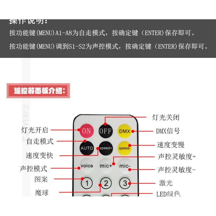 魔法舞台灯光5合1混合魔术效果音控RGBWLED图案闪光灯与DMX灯光秀