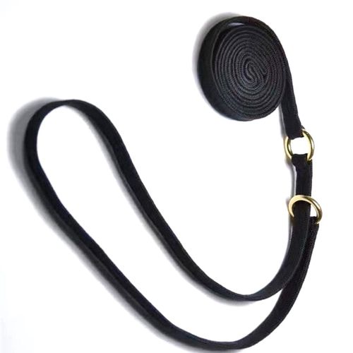 狗扁绳002新款黄色比赛控制P链训犬狗链金毛萨摩边牧大中型犬项圈