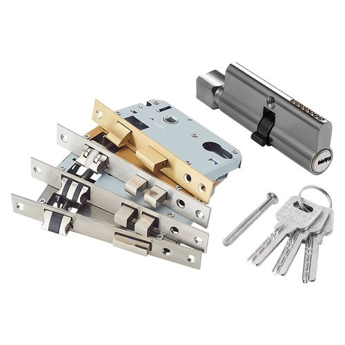 房门锁芯通用型家用室内卧室锁舌门锁配件静音老款木门锁钥匙锁体