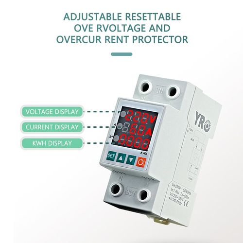 厂家直供数显自复式过欠压保护器2P 智能过电压延时保护器220V