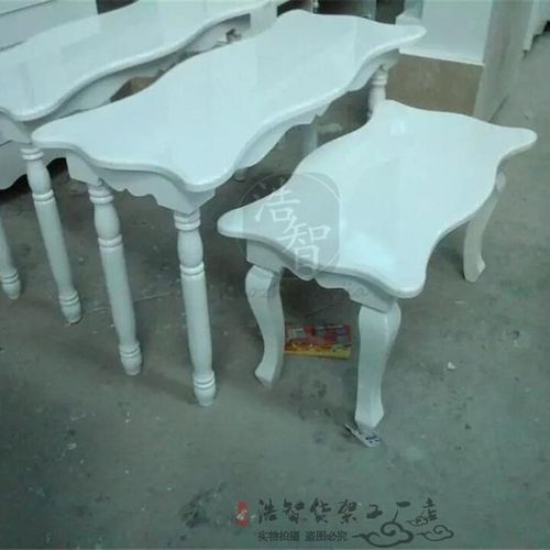 烤漆展示桌鞋子展示柜台服装店中岛柜流水台 高低台